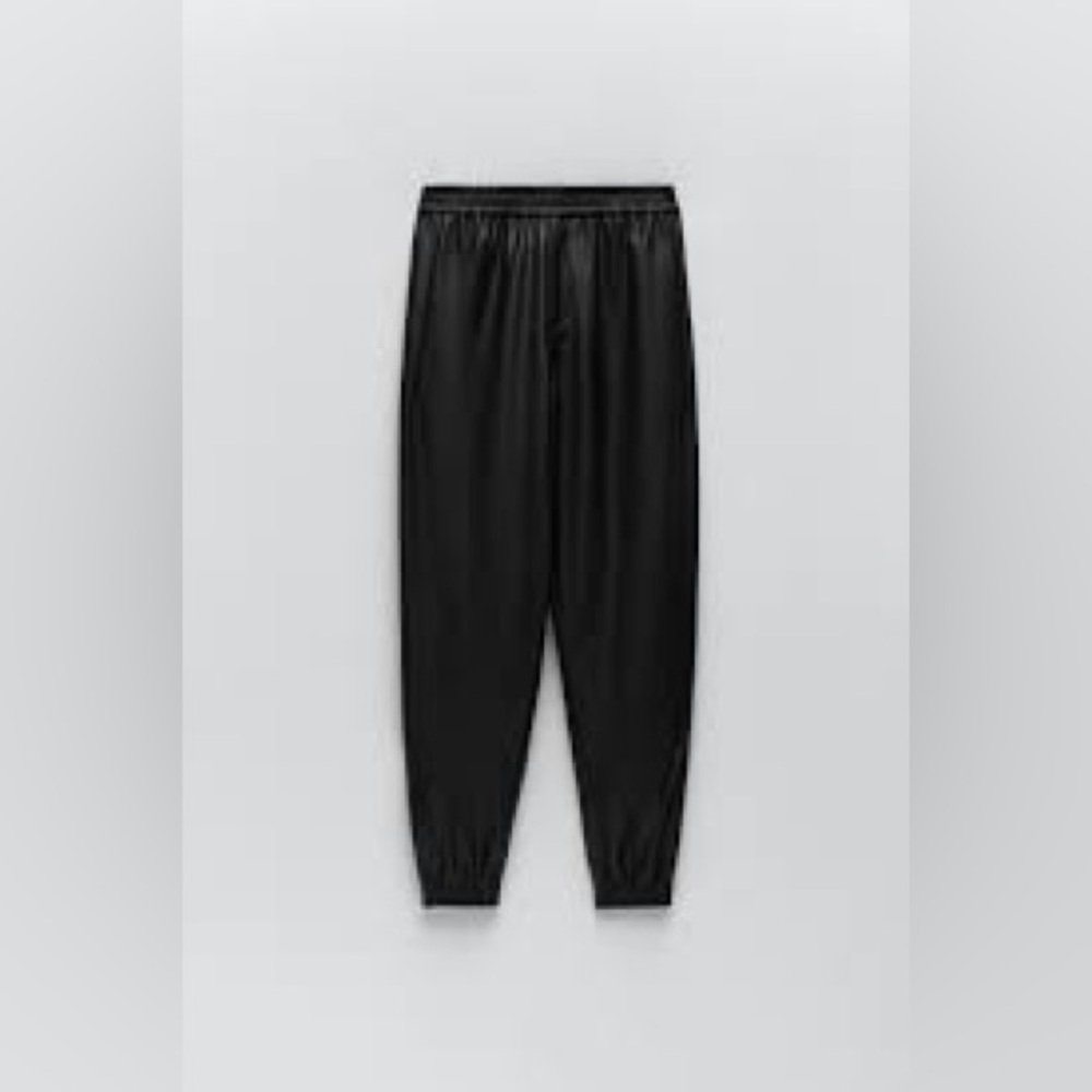 Zara Faux Leather Trousers